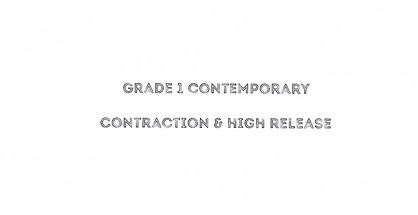 Gr 1 Contemporary - Contraction & High Release
